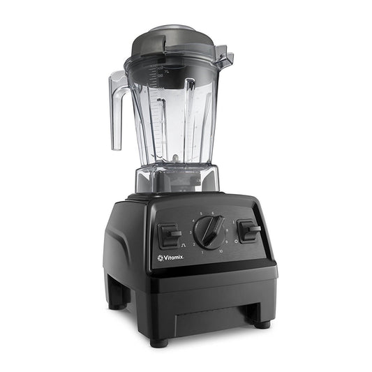 Vitamix E310 Explorian Blender, Stainless Steel, Black & White