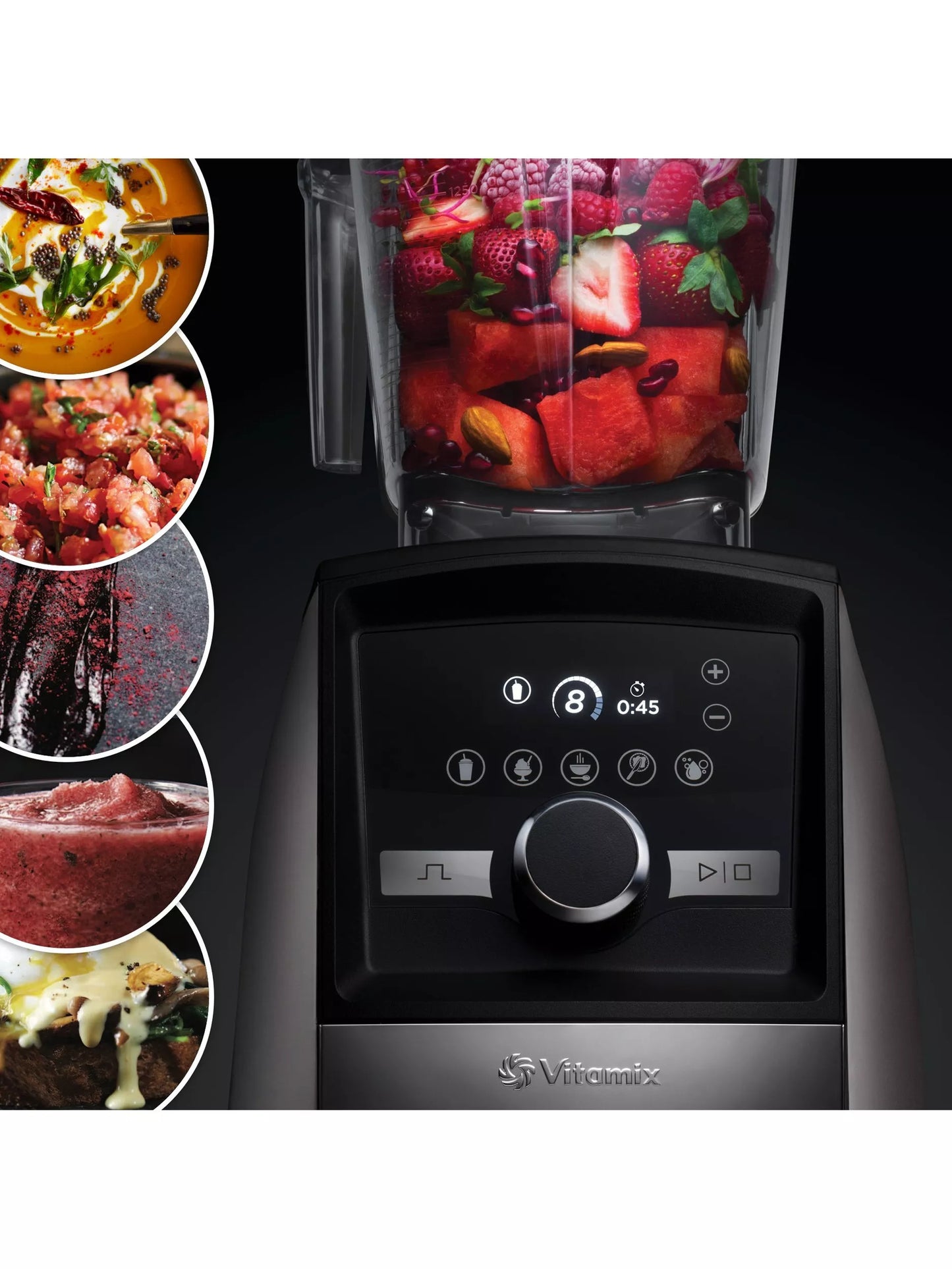 Vitamix Blender With All Accessories Vitamix A3500i Food Blender Set, All inclusive package Anniversary pack Graphite