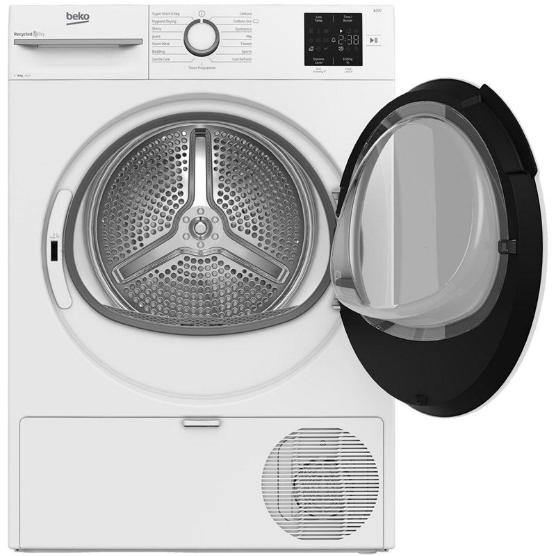 Beko BMN3T3823W 8kg Heat Pump Tumble Dryer White - A++ Rated