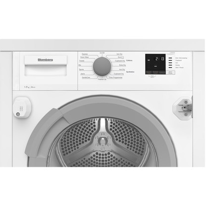 Blomberg LTIP07310 7kg Integrated Heat Pump Tumble Dryer White