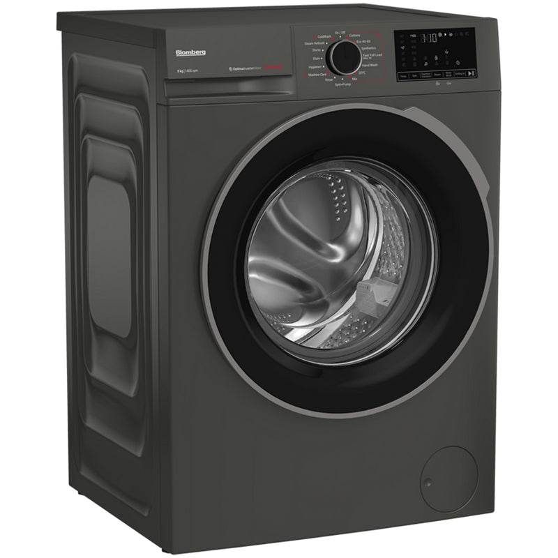 Blomberg LWA18461G 8kg 1400 Spin Washing Machine Graphite