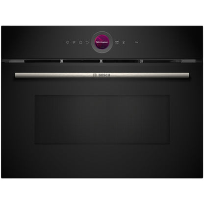 Bosch CEG732XB1B Series 8 Built-In Microwave & Grill Black