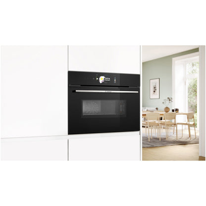 Bosch CMG778NB1 Series 8 45L Built-In Combi Microwave - Black