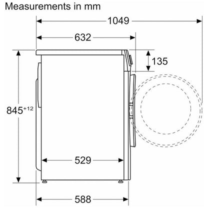 Bosch Series 6 WGG24400GB 9Kg 1400 Spin Washing Machine White - Clearance