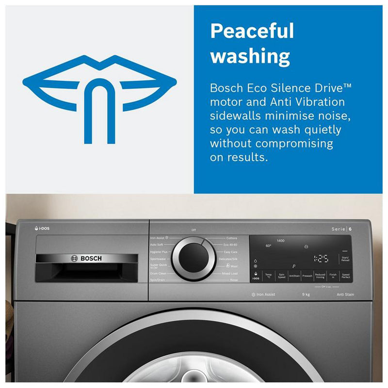 Bosch WGG24400GB Series 6 9kg 1400 Spin Washing Machine White