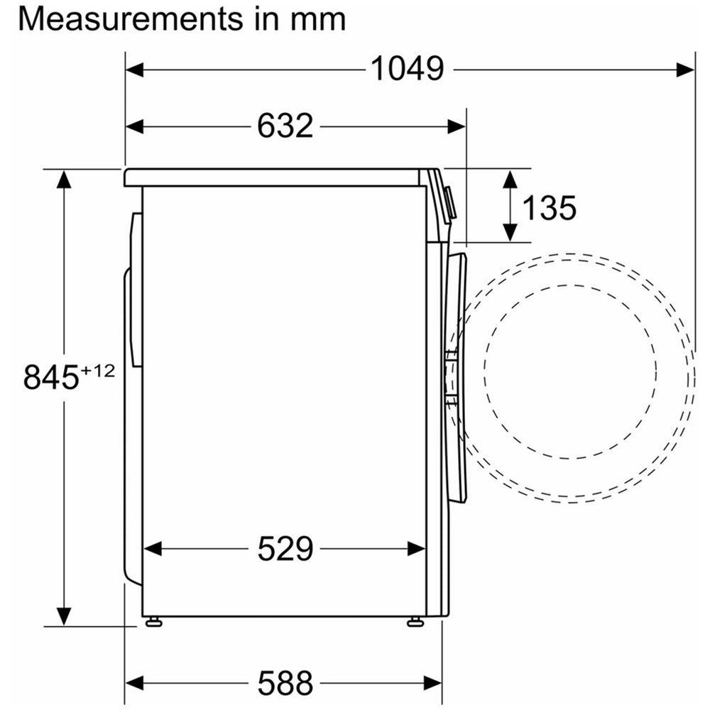 Bosch Series 6 WGG254F1GB 10kg 1400 Spin Washing Machine White - A Rated