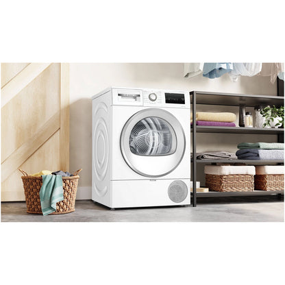 Bosch WTH85224GB Series 4 8kg Heat Pump Tumble Dryer White