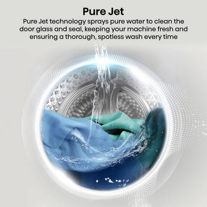 Hisense KitchenFit 5i Series WF5I9043BWFS 9kg 1400 Spin WiFi-enabled Freestanding Washing Machine White