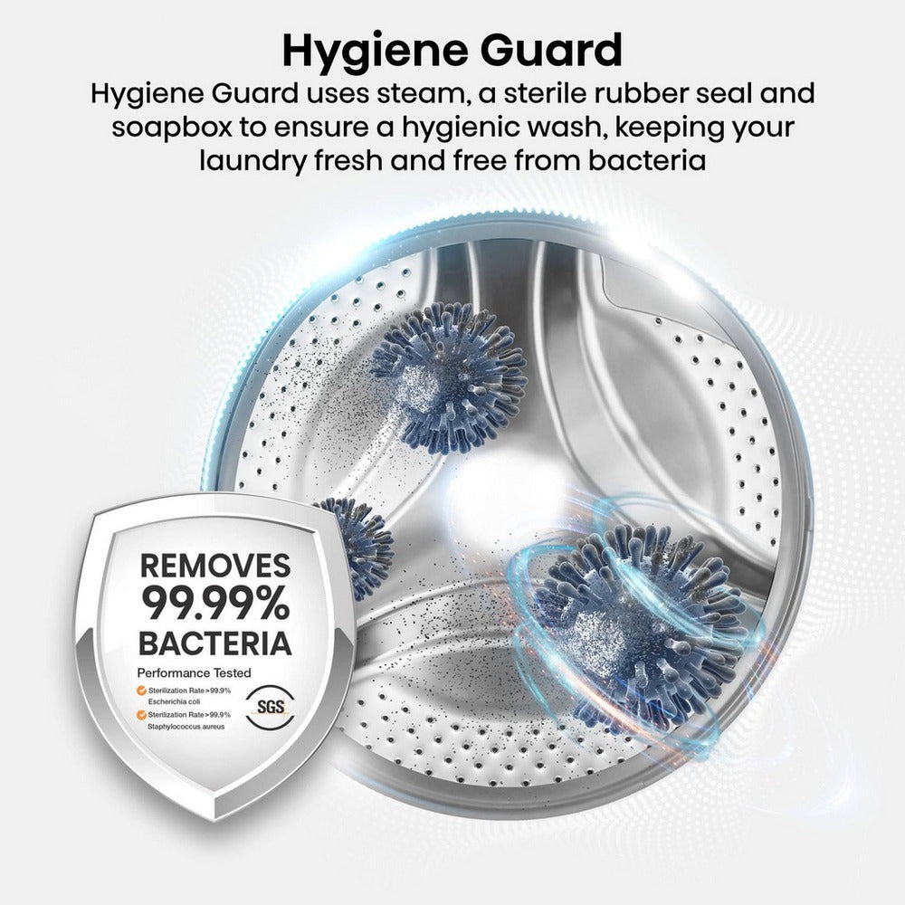 Hisense KitchenFit 5i Series WF5I9043BWFS 9kg 1400 Spin WiFi-enabled Freestanding Washing Machine White