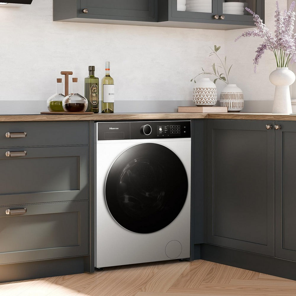 Hisense KitchenFit 5i Series WF5I9043BWFS 9kg 1400 Spin WiFi-enabled Freestanding Washing Machine White