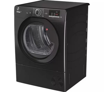 Hoover HLE C9DGB H-Dry 300 Lite 9kg Freestanding Condenser Tumble Dryer Black