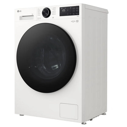 LG F2X50S9TWB VX50 Series 9kg 1200 Spin WiFi Enabled Front Load Washing Machine White - A Rated