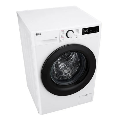 LG F4Y510WBLN1 Washing Machine Front Load 10 kg 1400 Spin White - Clearance