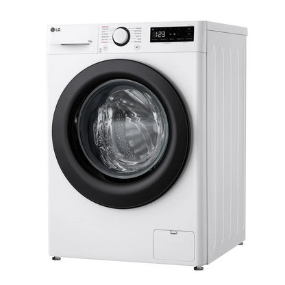 LG F4Y510WBLN1 Washing Machine Front Load 10 kg 1400 Spin White - Clearance