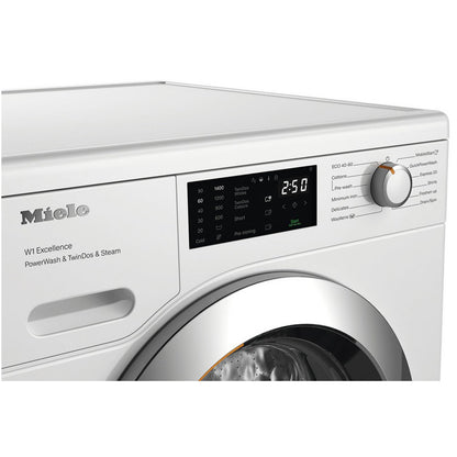 Miele WEG885 WCS 9kg 1400 Spin PowerWash & SteamCare Washing Machine Lotus White