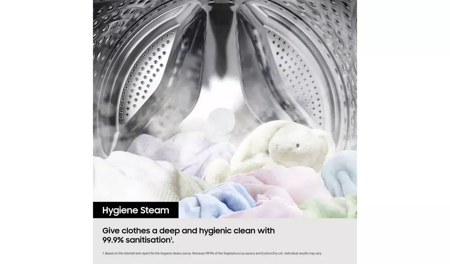 Samsung Series 4 WW90FG3M05AWEU 9kg 1400 Spin Front Load Washing Machine with Hygiene Steam White - A Rated