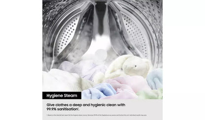 Samsung Series 4 WW90FG3M05AWEU 9kg 1400 Spin Front Load Washing Machine with Hygiene Steam White - A Rated