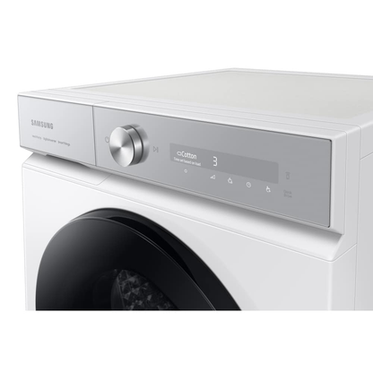 Samsung Series 8 DV90BB9445GHS1 with Optimal Dry 9kg Heat Pump Tumble Dryer White