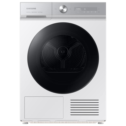 Samsung Series 8 DV90BB9445GHS1 with Optimal Dry 9kg Heat Pump Tumble Dryer White