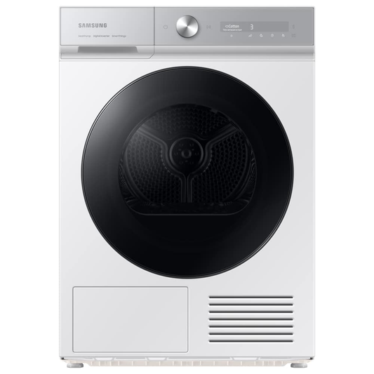 Samsung Series 8 DV90BB9445GHS1 with Optimal Dry 9kg Heat Pump Tumble Dryer White