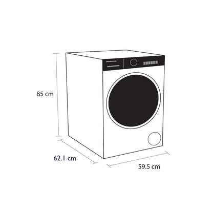 Schonhaus TDSHF018A3W 8kg Heat Pump Tumble Dryer White