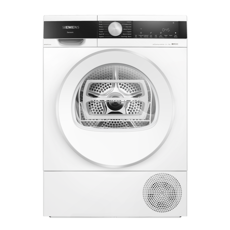 Siemens WQ45G2D2GB iQ500 9kg Heat Pump Condenser Tumble Dryer White